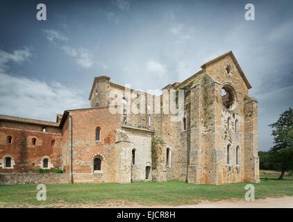 Zisterzienser Kloster aus dem 12. Jahrhundert Stockfoto