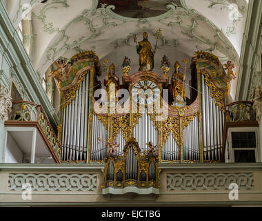 Erzabtei St. Peter oder Kirche Salzburg Stockfoto