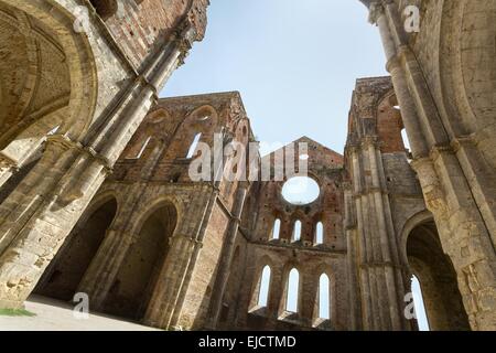 Zisterzienser Kloster aus dem 12. Jahrhundert Stockfoto