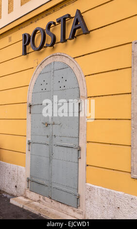 Posta Büro in Castle Hill Budapest Stockfoto