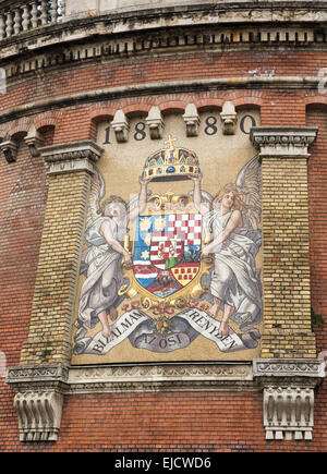 Wappen des Königreichs Ungarn Stockfoto