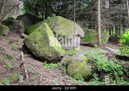 extrem schwere Erbe der Eiszeit Stockfoto