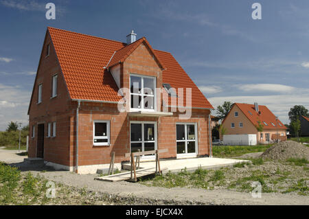 Bau des neuen Hauses in Deutschland Stockfoto