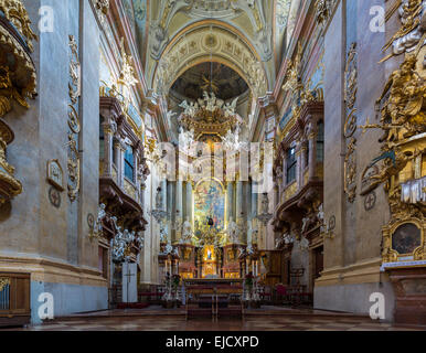 Pfarrkirche St Peters Vienna Stockfoto