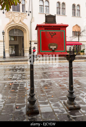 Posta Postfach in Castle Hill Budapest Stockfoto