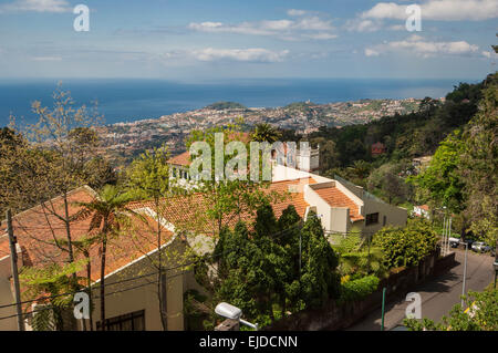 Blick vom Monte Funchal in Madeira, Portugal Stockfoto