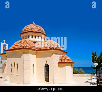 Rethymnon, Kreta, Griechenland. Griechische orthodoxe Kirche von Agios Nikolaos Stockfoto