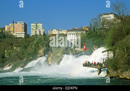 Rheinfall, Schaffhausen, Schweiz Stockfoto