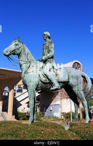 Bernardo de Galvez Statue, Central Business District, New Orleans, Louisiana, USA Stockfoto