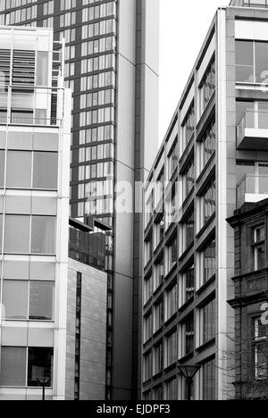 Dokumentarische Fotos rund um aus in Sheffield zeigt Gebäude von St. Pauls-Parade in der Nähe von Peace Gardens. Stockfoto