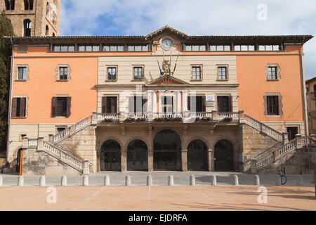 Rathaus von Ripoll, Provinz Girona, Catalonia. Stockfoto