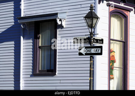 Haus am St.-Anna-Straße, French Quarter, New Orleans, Louisiana, USA Stockfoto