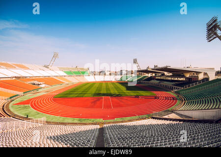 Alten Puskas Ferenc-Fußball-Stadion in Budapest, Ungarn. Stockfoto