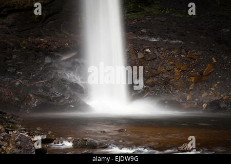 Hardraw Force Wasserfall, North Yorkshire Dales National Park, England UK Stockfoto