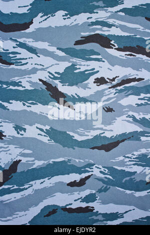Bild des Tuches mit military Camouflage-Muster bedruckt Stockfoto