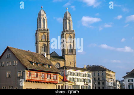 Die Altstadt von Zürich in der Schweiz Stockfoto