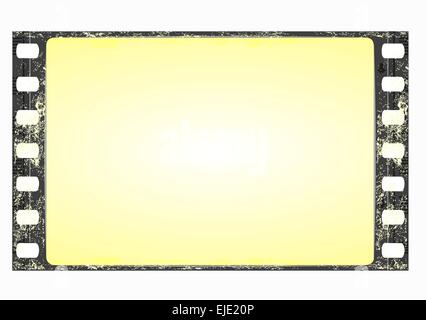 Alten Breitbild-Film-Frame im Grunge-Stil - Vektor Stock Vektor