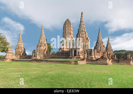 Wat Chaiwatthanaram Tempel in Ayutthaya, Thailand Stockfoto