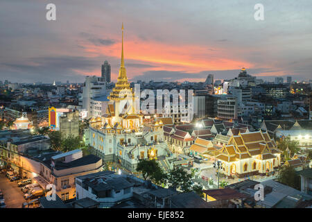 Wat Traimit in Bangkok, Thailand Stockfoto