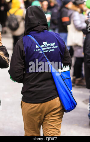 St. Patricks Day Parade in Montreal, Quebec. Stockfoto