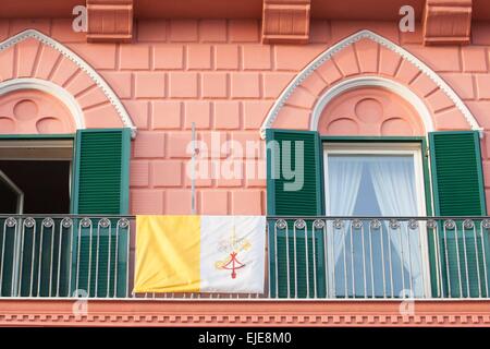 Neapel, Italien. 21. März 2015. Während seiner letzten Reise besucht von Vatikanstadt in Rom Papst Francis Naples. © Emanuele Sessa/Pacific Press/Alamy Live-Nachrichten Stockfoto