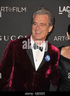 LOS ANGELES, CA - 1. November 2014: Bobby Shriver bei der 2014 LACMA Kunst + Film-Gala in Los Angeles County Museum of Art. Stockfoto