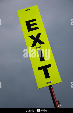 Weg nach draußen Stockfoto