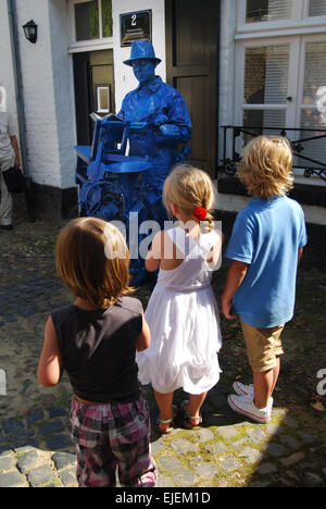 lebende Statue, Thorn Limburg Niederlande Stockfoto