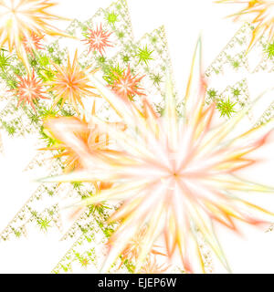 Abstrakte Blumen Stockfoto