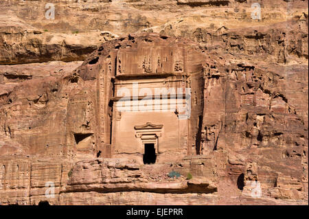 Eines der Gräber in Petra in Jordanien Stockfoto