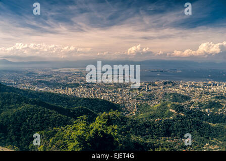 Malerische Aussicht auf Rio De Janeiro in Brasilien Stockfoto