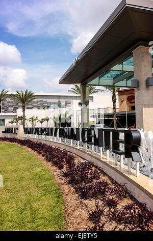 Der offizielle Eingang in der neuen Mall am University Town Center liegt direkt an der i-75 auf University Parkway in Sarasota "Floria" Stockfoto