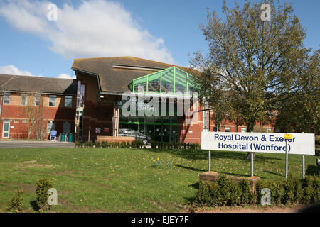 Königliche Devon und Exeter Krankenhaus Wonford Stockfoto