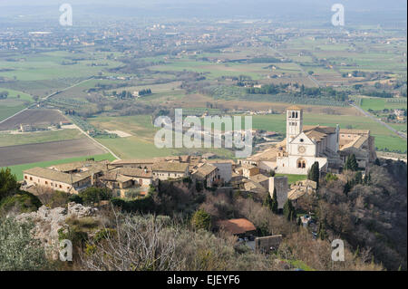 Basilika San Francesco von Assisi, Basilika San Francesco Lucini auf Italienisch Stockfoto