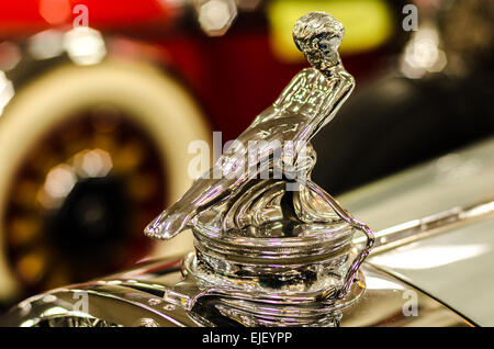 Packard Roadster Runabout Adonis Haubenschmuck schmückte sehr wenige Packard Autos. Stockfoto