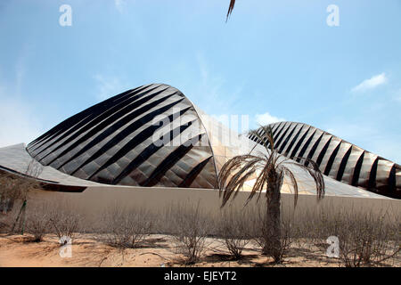Der Pavillon der VAE, entworfen von Foster and Partners auf Saadiyat Island. Stockfoto