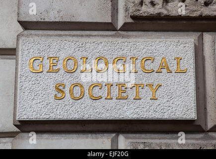 Die Geological Society of London befindet sich am Piccadilly. Stockfoto