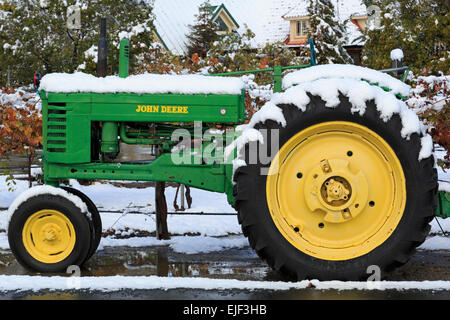 Traktor, South Coast Winery, Temecula Valley, Kalifornien, USA Stockfoto