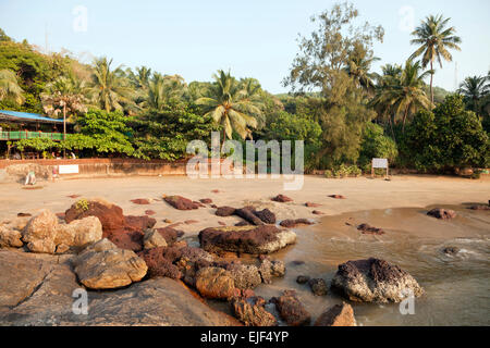 Om-Strand in der Nähe von Gokarna, Karnataka, Indien, Asien Stockfoto