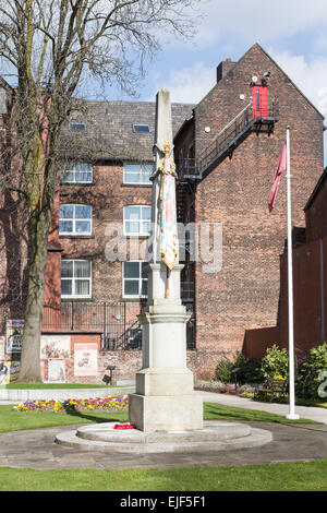 Füsiliere Denkmal in Greater Manchester zu begraben, an einem sonnigen Tag Stockfoto