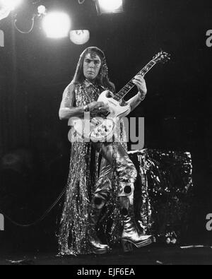 SLADE-UK-pop-Rock-Gruppe über 1973 mit Dave Hill Stockfoto