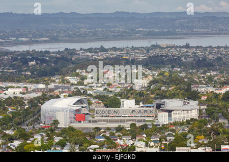 Luftaufnahme des Eden Park, Auckland, Neuseeland Stockfoto