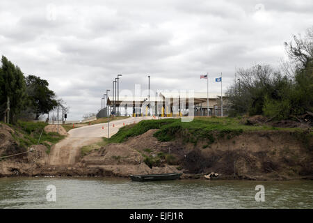 U.S. Customs and Border Protection Station in Los Ebanos, Texas, USA Stockfoto