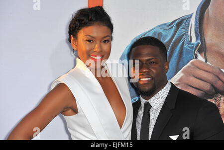 Los Angeles, Kalifornien, USA. 25. März 2015. Kevin Hart, Eniko Parrish Besuch der Los Angeles Premiere von '' bekommen harte '' im TCL Chinese Theatre in Hollywood, Kalifornien am 25. März 2015 statt. 2015-Credit: D. Long/Globe Fotos/ZUMA Draht/Alamy Live-Nachrichten Stockfoto