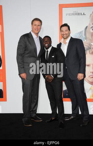 Los Angeles, CA, USA. 25. März 2015. Wird Ferrell, Kevin Hart, Etan Cohen im Ankunftsbereich für bekommen harte Premiere, TCL Chinese 6 Sälen (ehemals Grauman), Los Angeles, CA 25. März 2015. Bildnachweis: Elizabeth Goodenough/Everett Collection/Alamy Live-Nachrichten Stockfoto