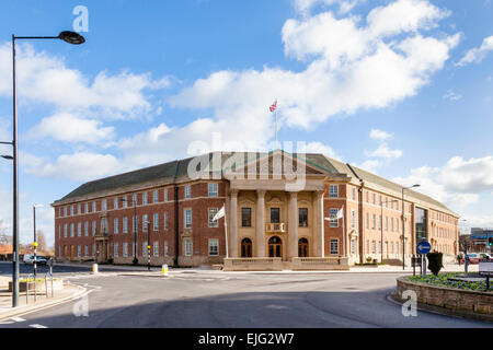 Sozialwohnung, Derby Stadtrat Büros und zentrale, Derby, England, UK Stockfoto