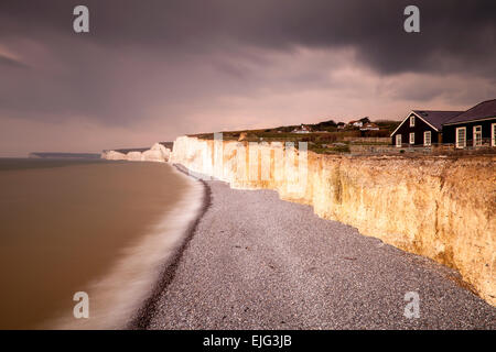 Die sieben Schwestern aus Birling Gap, Sussex, Großbritannien Stockfoto