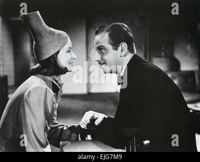 NINOTCHKA 1939 MGM Film mit Greta Garbo und Melvyn Douglas Stockfoto