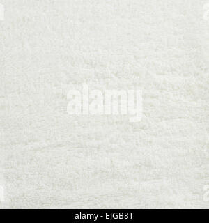 Shaggy Teppich weiß Stockfoto