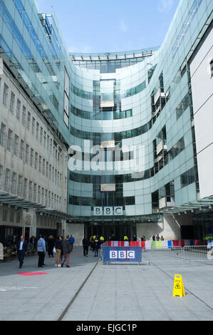 Neu Broadcasting House, die Heimat der BBC in London Stockfoto